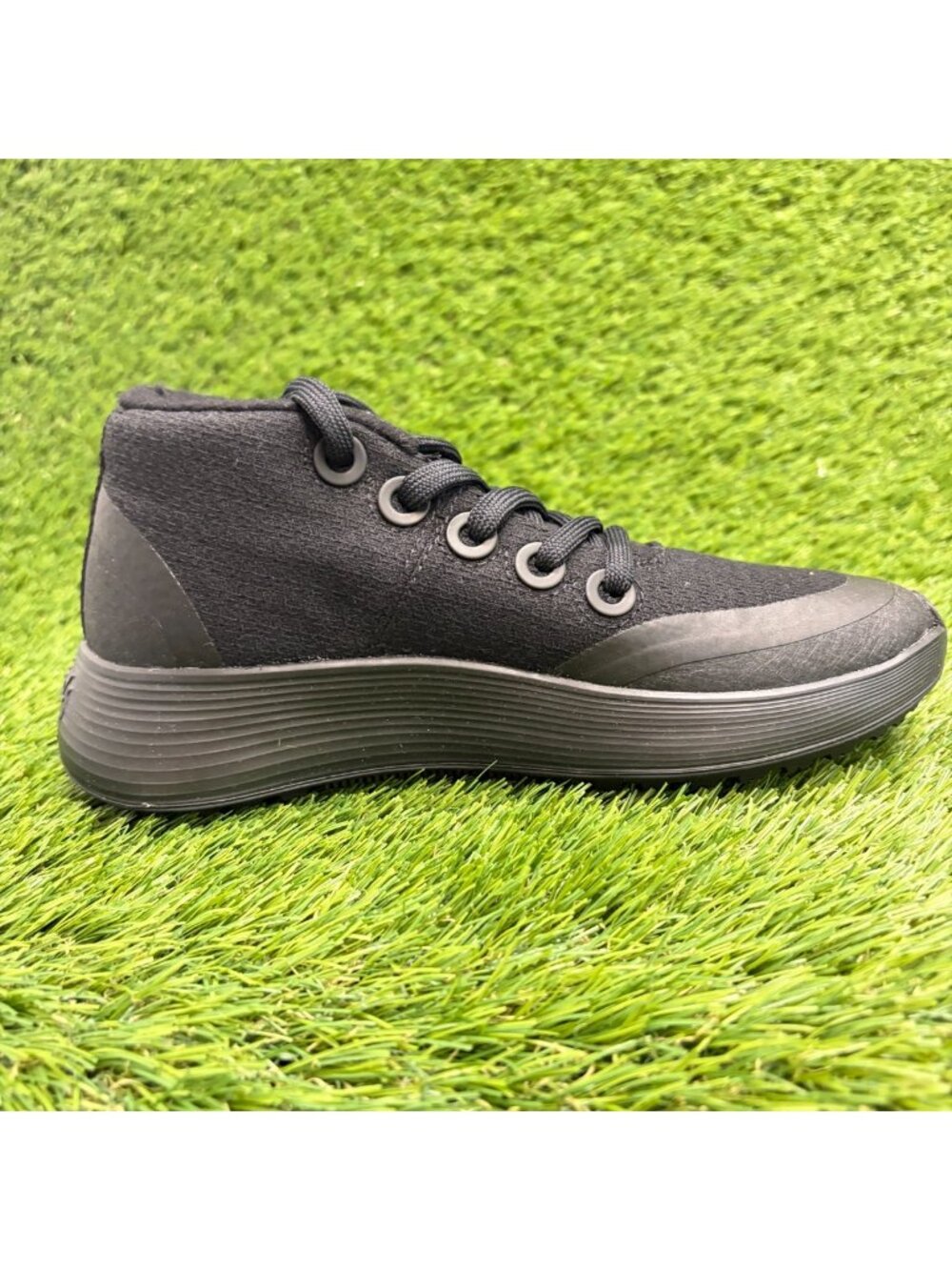 Allbirds Wool Runner-Up Protect Womens Size 5 Black Athletic Shoes Sneakers